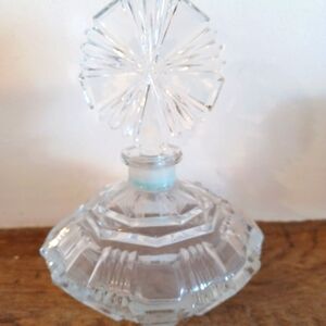 Vintage Cut Glass Perfume Bottle